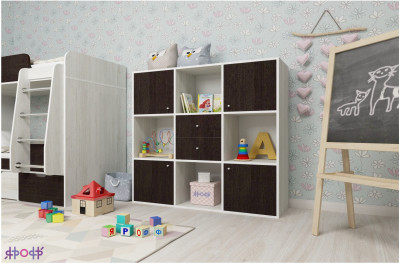 Стеллаж Джери (Винтерберг/Венге)