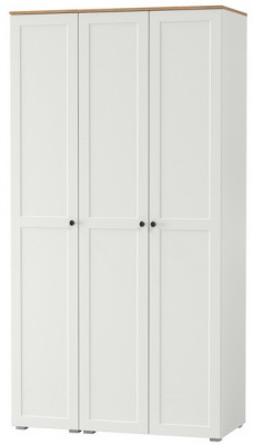 Остин Набор шкафов 01, цвет белый шагрень/дуб крафт золотой, ШхГхВ 120х54,3х229,6 см., универсальная сборка