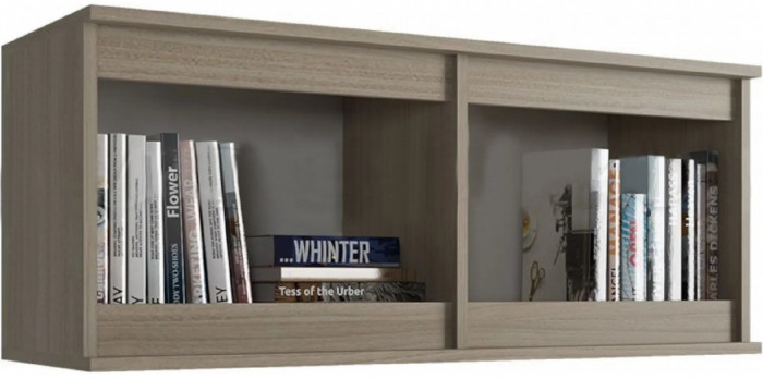 Челси Полка навесная (Антресоль малая) (Белый глянец, Белый)