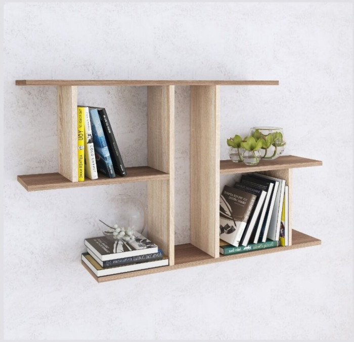 Полка навесная ПН-4 ясень шимо/дуб сонома