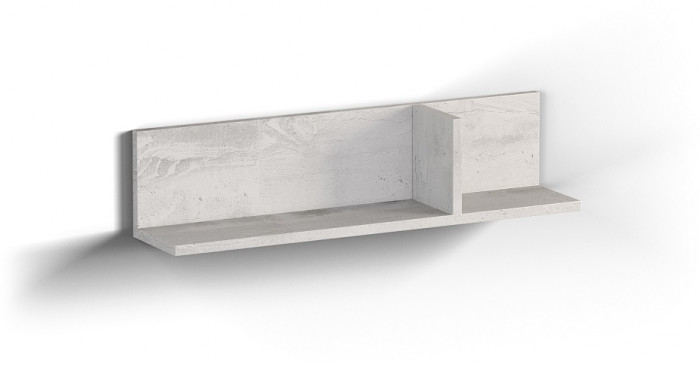 Полка №4 "Атланта" - Бетон пайн светлый