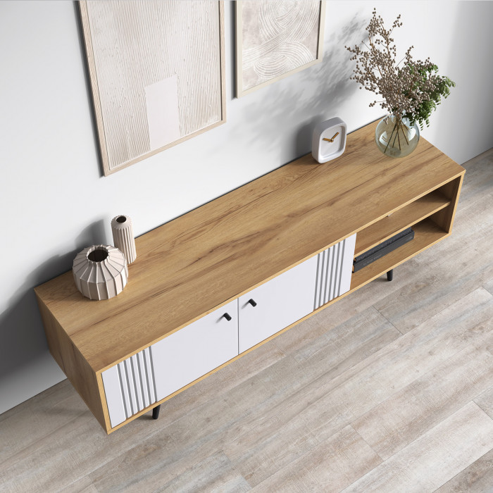 Тумба под ТВ 1500 с нишей Вега Саксония