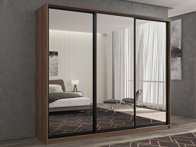 Шкаф-купе Кааппи 1 Орех Тьеполло 240х45х230 см