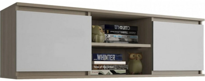 Челси Полка открытая (Антресоль) (Белый глянец, Белый)