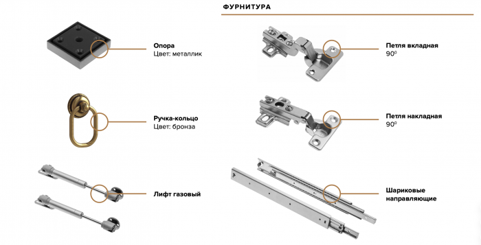 Престиж-1 Тумба 800 графит/графит структурный