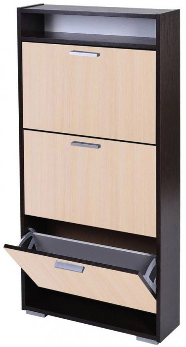 Обувница Комфорт УК-3 Венге/Дуб беленный