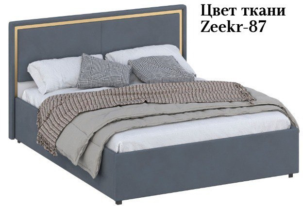 Кровать 160 с подъемным механизмом КРП-431-М-16, Микровелюр Zeekr-87