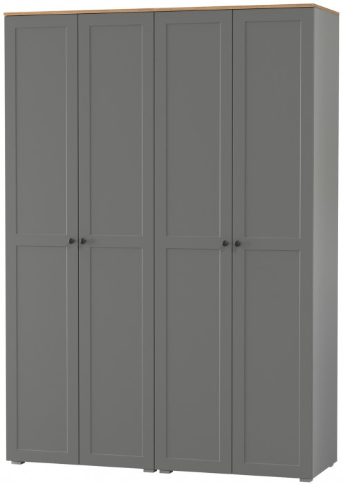 Остин 13.224 Шкаф 2 шт., цвет серый графит/дуб крафт золотой, ШхГхВ 160х54,3х229,6 см.