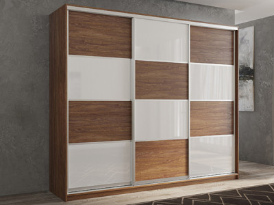 Шкаф-купе Кааппи 14 Морское Дерево Винтаж 180х45х230 см