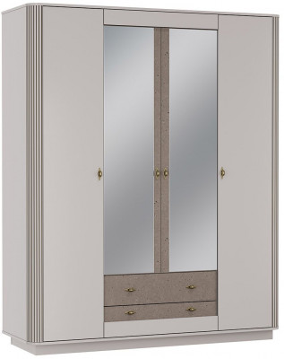 Шкаф для одежды Фантазия 34.01 Кашемир / Кашемир патина