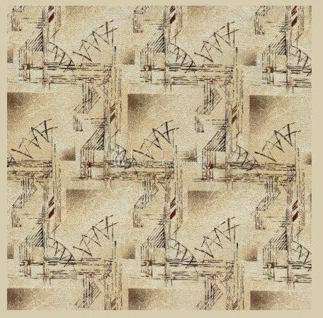 Двухъярусная кровать Мадлен-3 90/120х190 (Гобелен Пифагор, Слоновая кость)