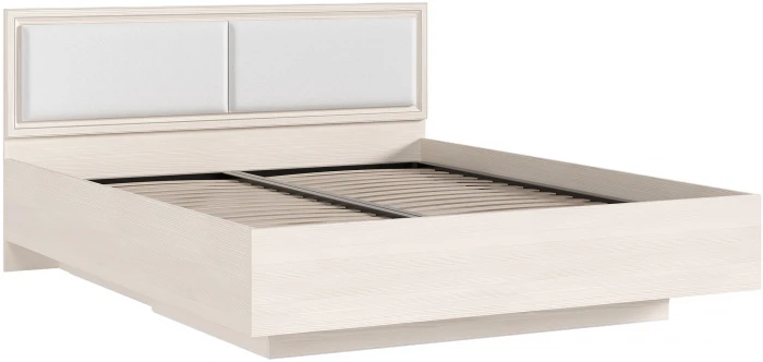 Престиж 2 Кровать парящая с ортопедом дерево 160, сандал светлый