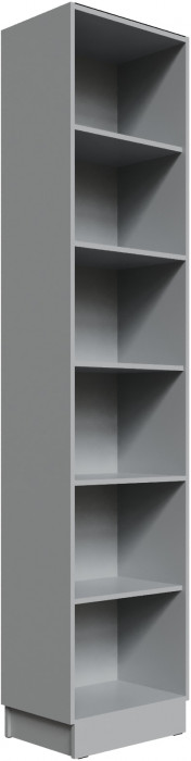 Шкаф Мадрид торцевой (0,35), Камень серый