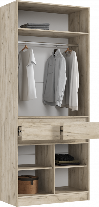 Модульная прихожая Роджинамиф, Крафт серый/Кашемир