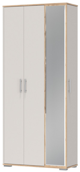 Прихожая 2-3421дкз/к.с Домино-мини, дуб крафт золотой/кашемир серый