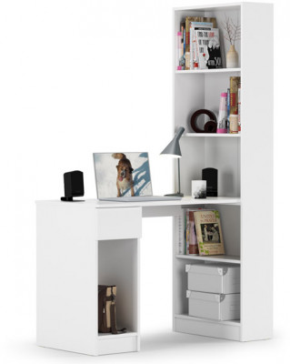 Лайт Шкаф комбинированный 10.01(письменный стол), белый
