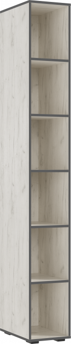 Норд Пенал открытый (300) (Дуб крафт Белый )