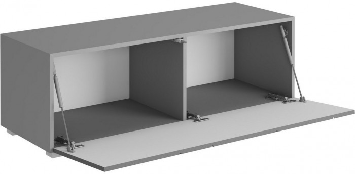 ГРАНЖ Тумба ТМ-003 (Д.1200, напольная) (Серый шифер / Графит софт)