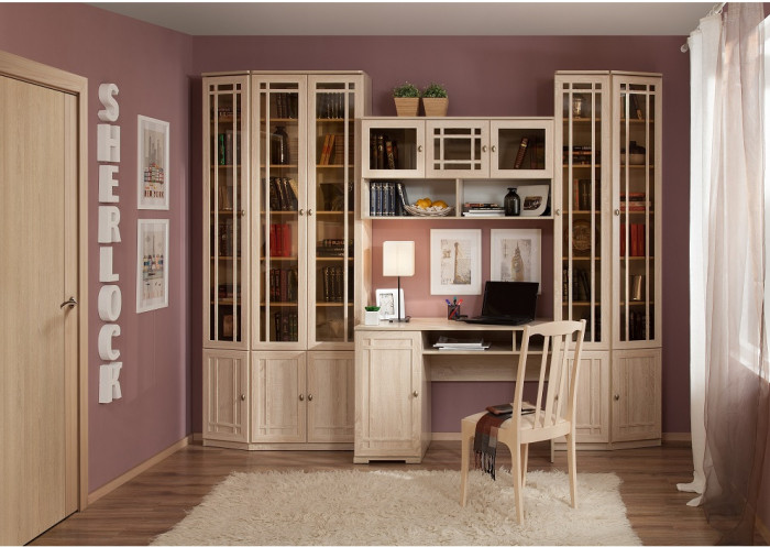 Библиотека Шерлоск. Комплект 1, дуб сонома