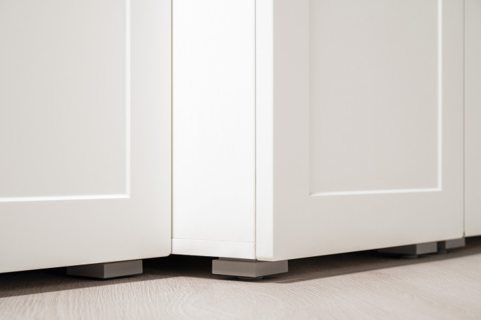 Остин 13.224 Шкаф, цвет белый шагрень/дуб крафт золотой, ШхГхВ 80х54,3х229,6 см.