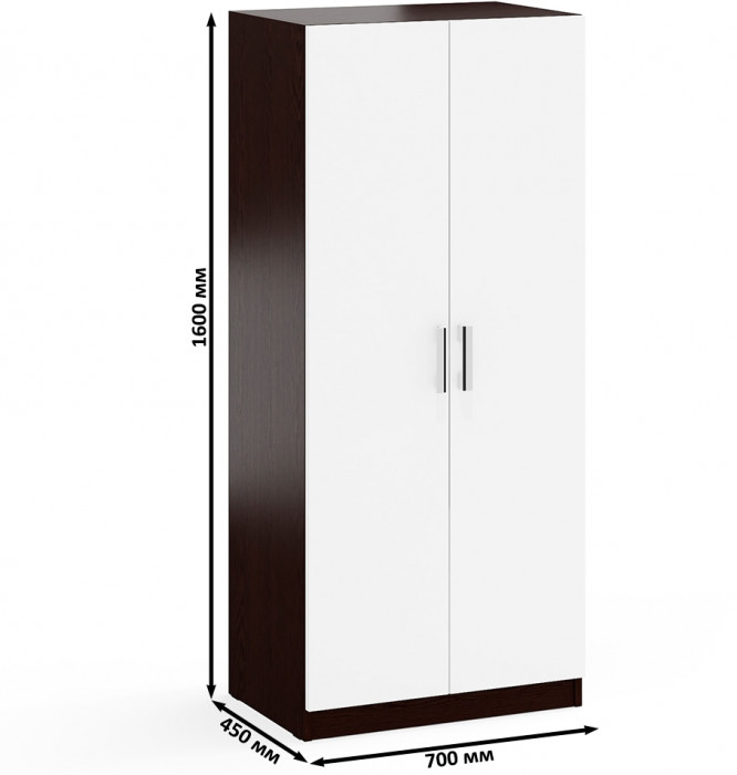 С-МД-СК9 Компоновка № 01, венге/белый шагрень