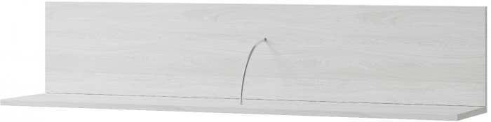 Ливорно Полка навесная ЛН-1 ясень анкор светлый патина серебро