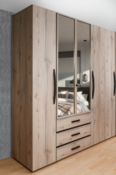 Шкаф для одежды и белья Натуре 555, гаскон пайн