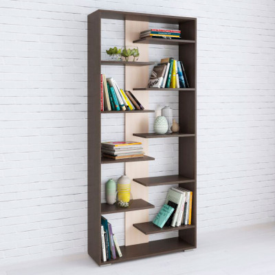 Стеллаж Ромео-3 (800*1800*250) венге/дуб молочный