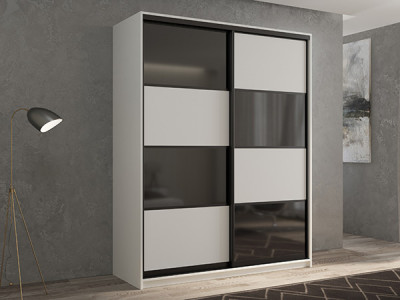 Шкаф-купе Кааппи 13 Белый Бриллиант 120х60х230 см