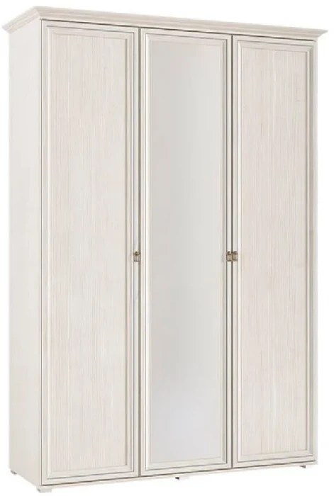 Престиж 2 Шкаф 3-х с зеркалом Сандал светлый