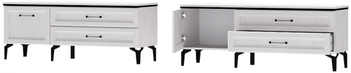 Шарм Тумба Т-2 Ясень Анкор Светлый/Рамка