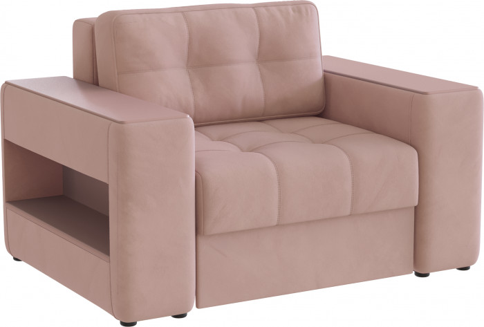 Кресло-кровать "Доро", Пыльная роза/МДФ пудра