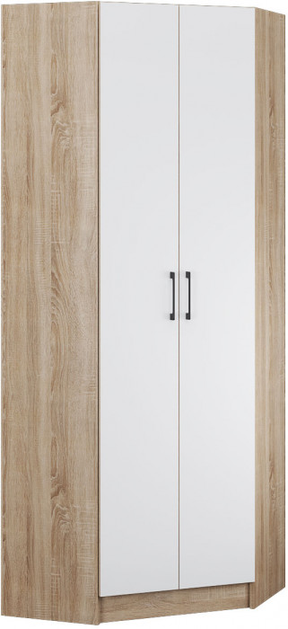Прихожая Денвер шкаф угловой дуб сонома/белый
