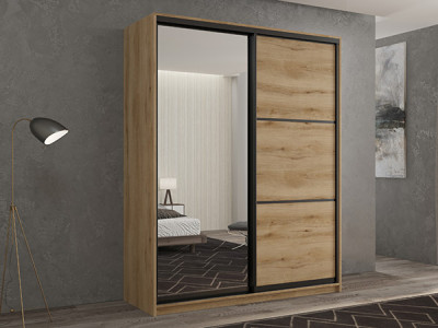 Шкаф-купе Кааппи 2 Эвок Прибрежный 120х60х230 см