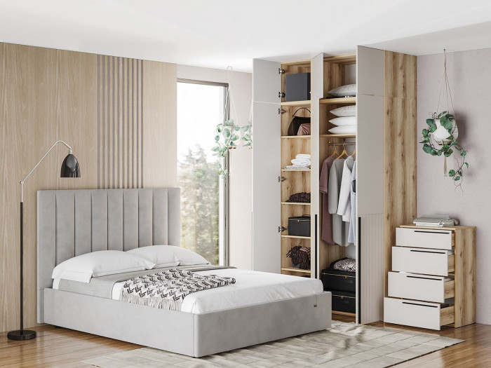 Спальня Арден 3 Дуб Делано / Сантьяго софт