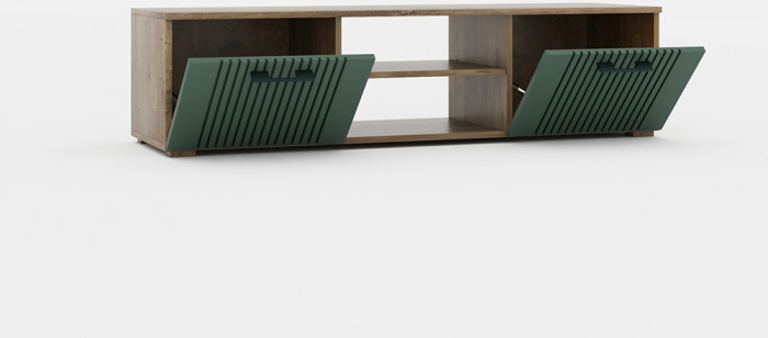 Модульная гостиная "Монреаль" - Антарцит/Дуб канадский арктик