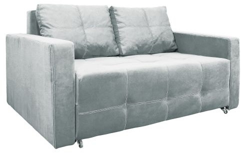 Диван-аккордеон Марс, сп.м. 140х200, велюр серый