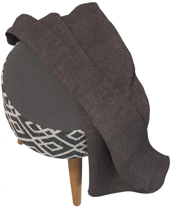 Банкетка 6-5132ТКчёр Юна, ткань чёрная с рисунком