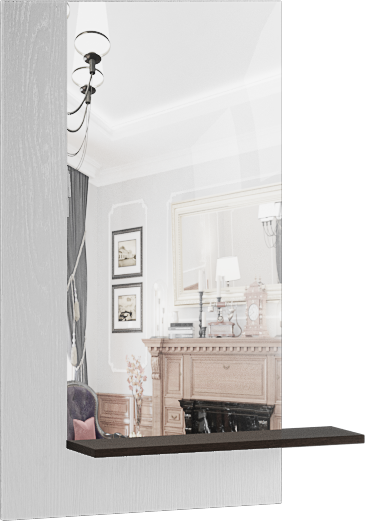 Модена Зеркало МЗ-20, Ясень анкор светлый/венге